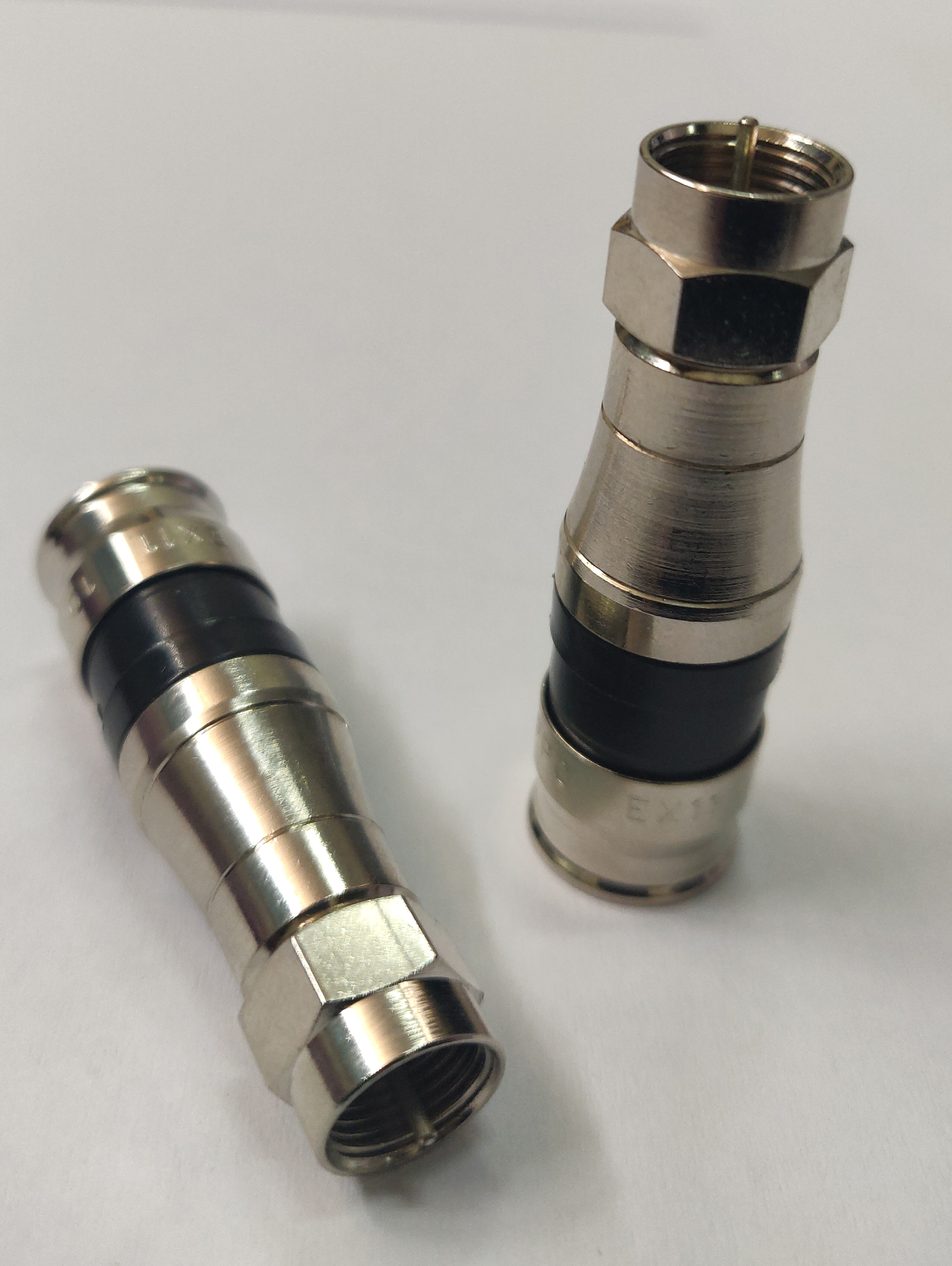 F-type RG11 compression connectors